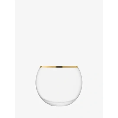 Image of LSA Luca Tumbler 330ml Gold Set of 2 Mouthblown &amp; Handmade Glass LC01