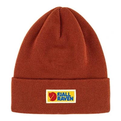 Image of Fjallraven 78141 243 Vardag Classic Beanie/Vardag Beanie Hat Unisex Terracotta Brown Size OneSize