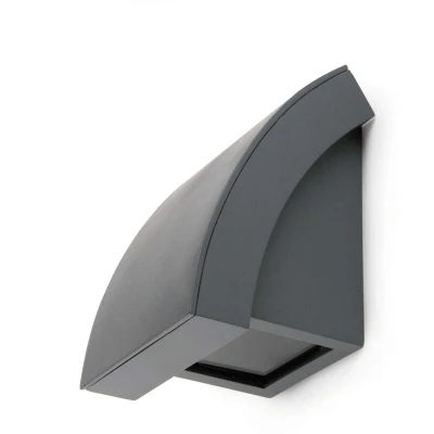 Image of Proa 1 Light Outdoor Wall Dark Grey IP44, GU10