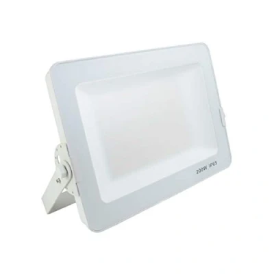 Image of G.W.S® Infinity 200W 18000 20000Lms, White Casing Outdoor IP65 Waterproof LED Floodlight, Energy Saving Security Light, Tri Colour (3000K/4000K/6000K)