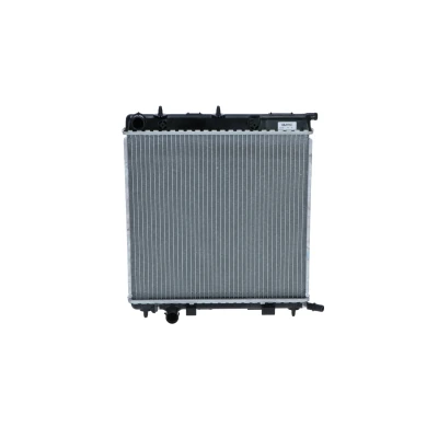 Image of 1330C0, 1330C2, 1330Q0, 1330S1, 1330W8 Engine radiator NRF 53863 Aluminium 396mm 380mm 18mm with mounting parts Brazed cooling fins