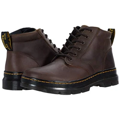 Image of Dr. Martens Unisex Bonny Leather Fashion Boot, Dark Brown Crazy Horse, 3 UK