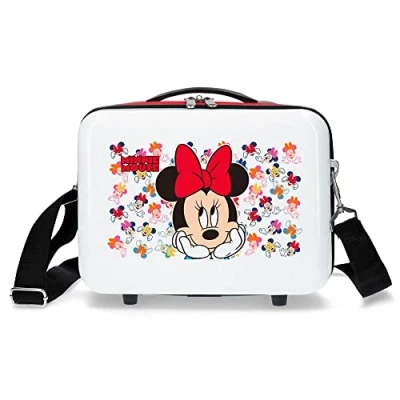 Image of Disney Minnie Diva Adaptable Toiletry Bag with Multicoloured Shoulder 29 x 21 15 cm Rigid ABS 9.14L 0.6 kg, Multicoloured,