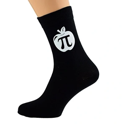 Image of Apple Pi Design Socks. Adult size UK 6 12 Euro 39 46 (X6N041)
