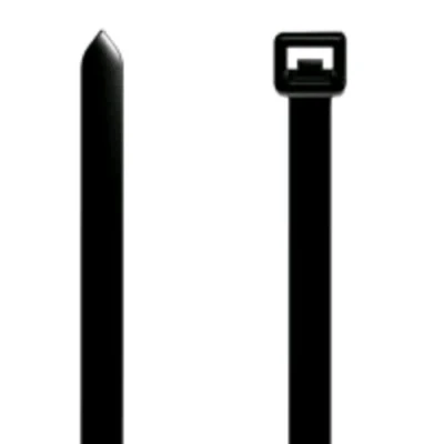 Image of kenable Black Cable Ties 300mm x 4.8mm Nylon 66 UL Approved [100 Pack] [300mm 4.5mm]