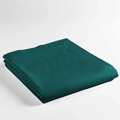 Image of douceur d&#039;intérieur, Flat Sheet (180 x 290 cm) Lina Emerald, 100% Cotton