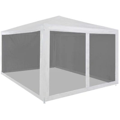 Image of vidaXL Party Tent with 4 Mesh Sidewalls 4x3 m