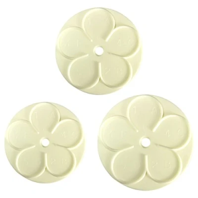 Image of PME 103FF054 JEM Easy Rose Cutters , Set of 3, White, 17 x 1 22 cm