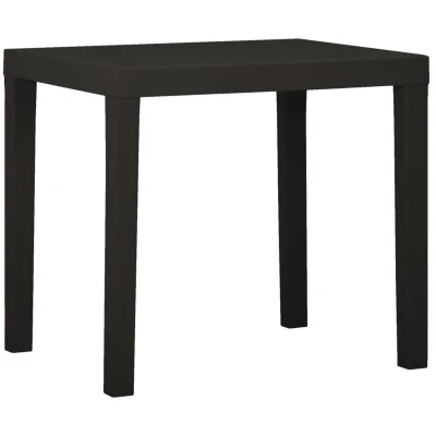 Image of vidaXL Garden Table Anthracite 79x65x72 cm Plastic