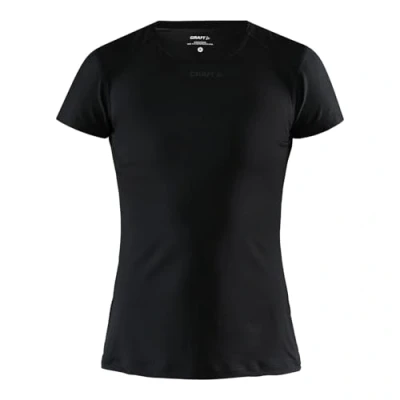 Image of Craft Training Wear Advanced Essence Short Sleeve Slim Jerseys Black, X Small