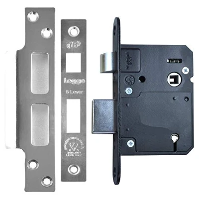 Image of Legge BS 5 Lever Mortice Sashlock Polished Stainless Steel 2¼&quot;&quot; / 58mm