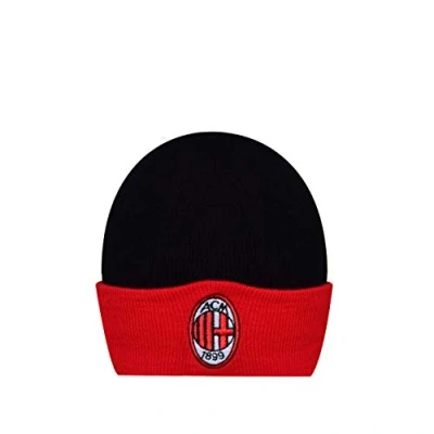 Image of 3R Unisex Contrast Flip Cap Winter Hat, black, red, One Size UK