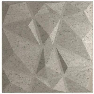 Image of vidaXL Wall Panels 24 pcs Concrete Grey 50x50 cm XPS 6 m² Diamond