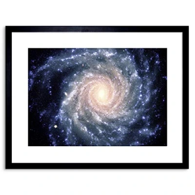 Image of Wee Blue Coo SPACE SPIRAL GALAXY UNIVERSE FRAMED ART PRINT POSTER F97X12293
