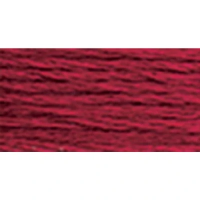 Image of DMC 117 777 Six Strand Embroidery Cotton Floss, Very Dark Raspberry, 8.7 Yard