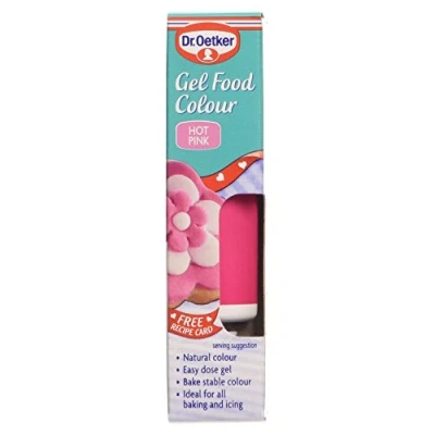 Image of Dr. Oetker Hot Pink Food Colour Icing Gel , 10g