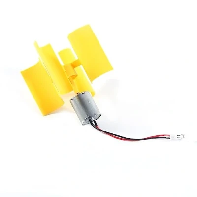 Image of Electricity Generator, Micro Wind Turbines Dc Motor Vertical Blades DIY Kit for Science Education Experiment, 5.5 m/s