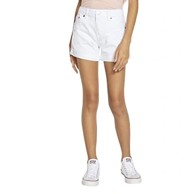 Image of Levi&#039;s Kids Girlfriend Shorty Short Girls, White, 2 Years