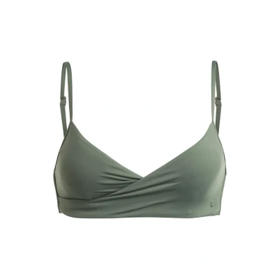 Image of Roxy Beach Classics WRAP Bikini top, Women&#039;s, Size: XL, Agave green
