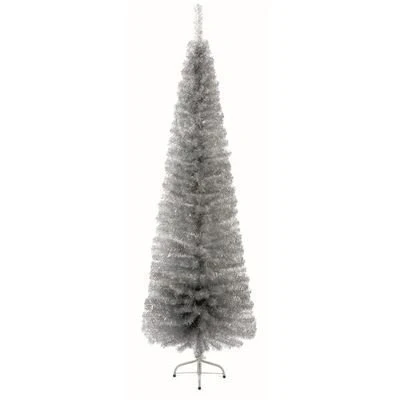 Image of Silver Pencil Pine Artificial Christmas Tree 2 Metre