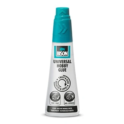 Image of Bison Universal All Purpose Hobby Glue Solvented 90ml 6306625
