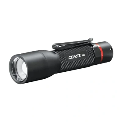 Image of Coast Hx5 Led Pocket Flashlight, Pure Beam Focusing, Black 2496544,