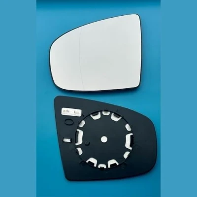 Image of Compatible with BMW X5 (2007 2013),X6 (2008 2014) Heated Base Wide Angle Wing Mirror Glass Left Hand (UK Passenger Side)