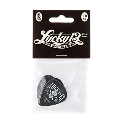 Image of Jim Dunlop L13CP1.0 Lucky 13 Pick (Pack of 6)