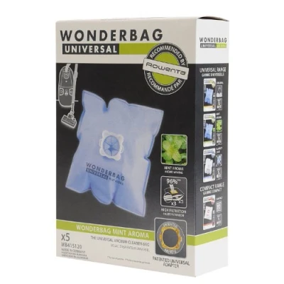 Image of Wonder Bag WB415120 Universal Vacuum Cleaner Includes 5 Bags Plus 1 Adaptor