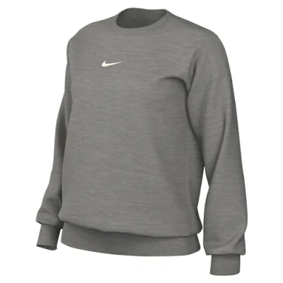 Image of Nike Sportswear CREW Sweatshirt, Women&#039;s, Size: L Short, Grey