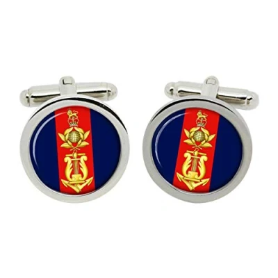 Image of Royal Marines School of music Cufflinks in Box