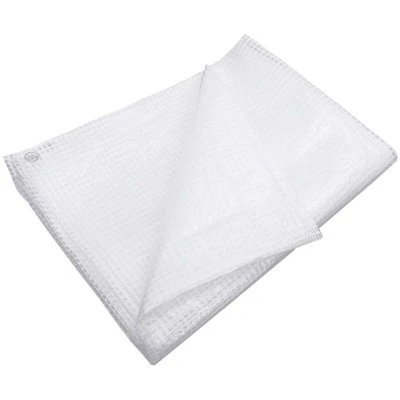 Image of vidaXL Leno Tarpaulin 140 g/m² 6x8 m White