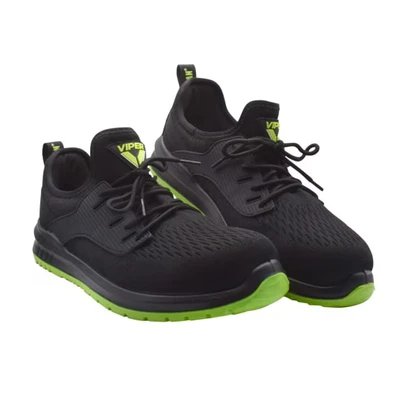 Image of Scan VIPER S1P Rated Breathable Lightweight Steel Toe Cap Safety Trainer Size 8