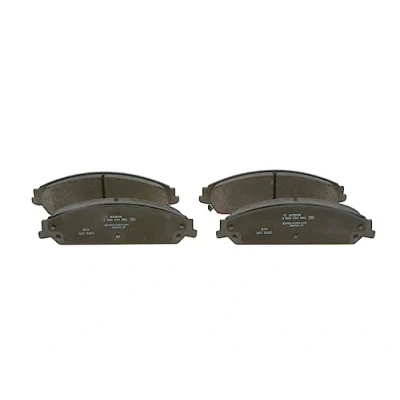 Image of BP1404, E990R019041219 Brake pad set BOSCH 0 986 494 483 Low Metallic with acoustic wear warning anti squeak plate CHRYSLER: 300C Touring