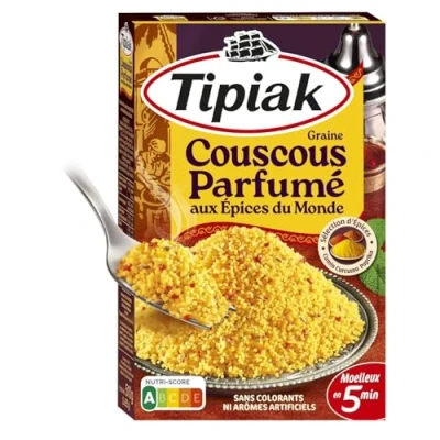 Image of Tipiak Graine Couscous Scented with Spices of the World 255 g Bags