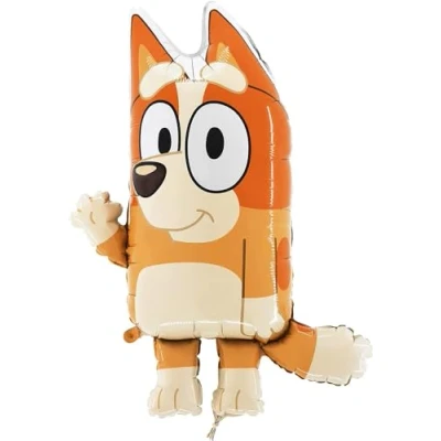 Image of Toyland® 81cm (32&quot;) Bingo Shaped Character Foil Balloon From Bluey Kids Party Balloons