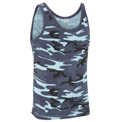 Image of Camouflage Military Vest Top Midnight (S)