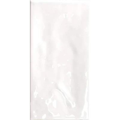 Image of Gloss Ceramic Wall Tile Joyful Brick 3.9 in x 7.8 Versatile Laying Options Easy Installation Single Tile, White