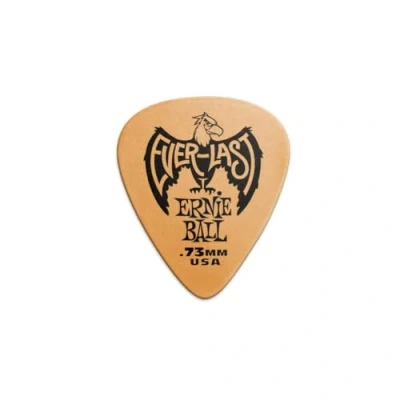 Image of Ernie Ball .73 mm Orange Everlast Picks 12 pack