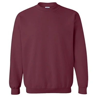 Image of GILDAN DryBlend Adult Set in Crew Neck Sweatshirt (13 Colours) (L) (Maroon)