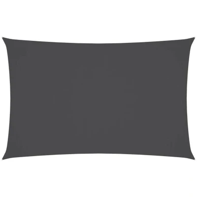Image of vidaXL Sunshade Sail Oxford Fabric Rectangular 5x8 m Anthracite