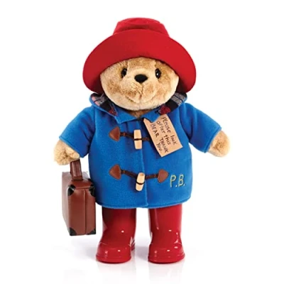 Image of Rainbow Designs Classic Paddington Bear with Boots and Suitcase 36cm