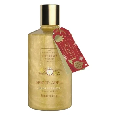 Image of Scottish Fine Soaps Spiced Apple 2024 Bath Essence 300ml Luxury Bubble