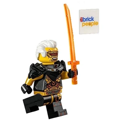 Image of LEGO Ninjago Dragons Rising: Rapton Minfigure with Swords Leader of The Claws Imperium