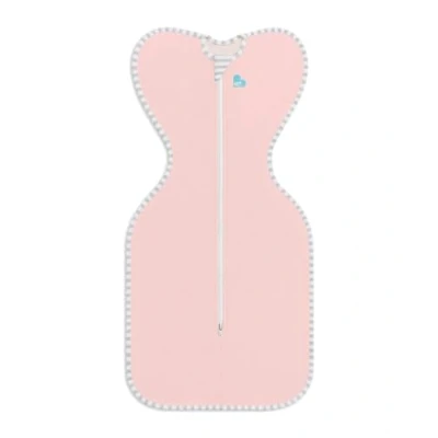 Image of Love To Dream Swaddle UP, Baby Sleeping Bag, Fabric for Moderate Temp (20 24C), Arms Up Position, Essentials Newborn, Hip Healthy, Twin Zipper Easy Nappy changes, 3.5 6kg, Pink