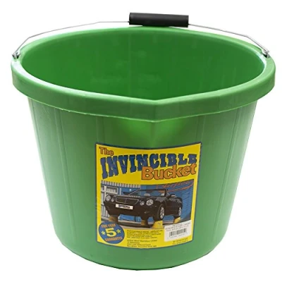 Image of Airflow Heavy Duty Invincible Builders Bucket Green 3 Gallon 15 Litre
