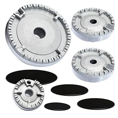 Image of LOOR 1Set Cooker Hat Set Oven Gas Hob Burner Crown Flame Cap Fits Most Stove Burners