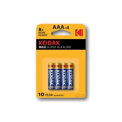 Image of Kodak Pila Alcalina Max LR03 BL4 AAA