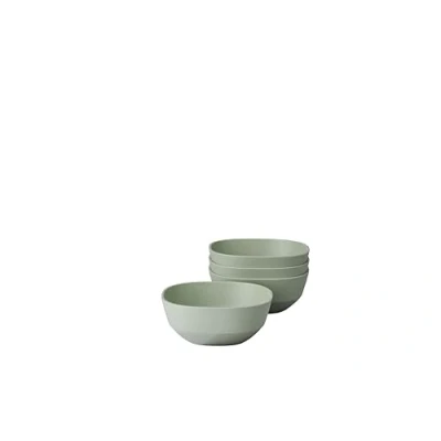 Image of Mepal Serving bowl 4 pieces Silueta Dishwasher &amp; microwave resistant Salad Tapas bowls Tableware 250 ml Nordic sage