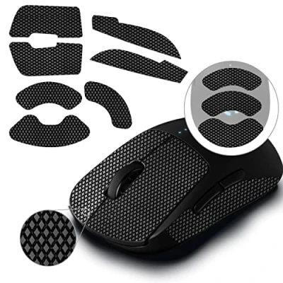 Image of TALONGAMES Mouse Anti Slip Grip Tape Compatible with Logitech G PRO Wireless Gaming Mouse, Palm Sweat Absorption, Thin 0.5mm, Cut to Fit, Easy Apply, Skin